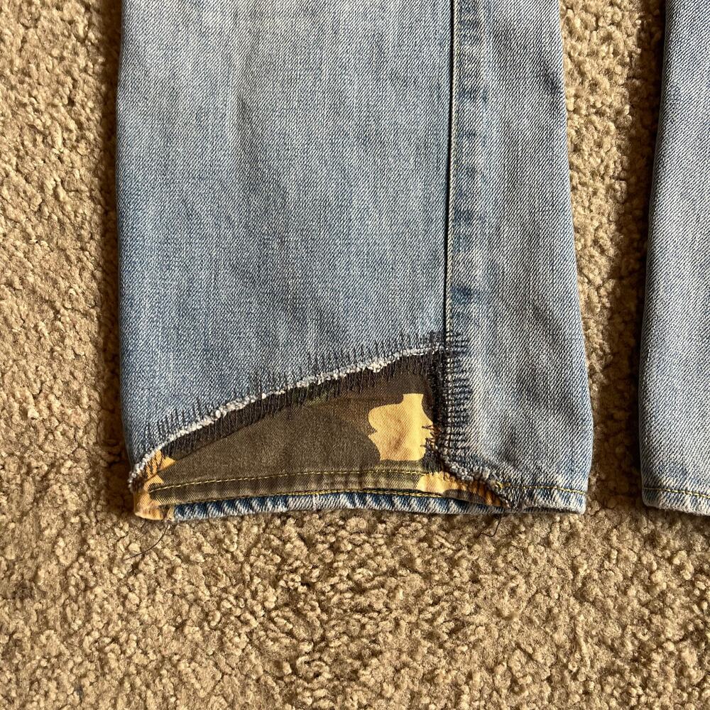 Authentic Bape 2000’s Patchwork Camo Denim Jeans … - image 5